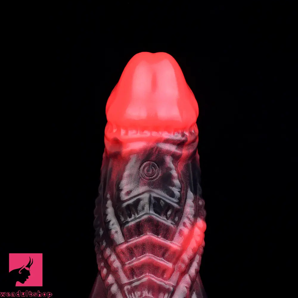 5.98in Silicone Dog Cock Hollow Sleeve Knot Dildo With Cock Ring For Clit