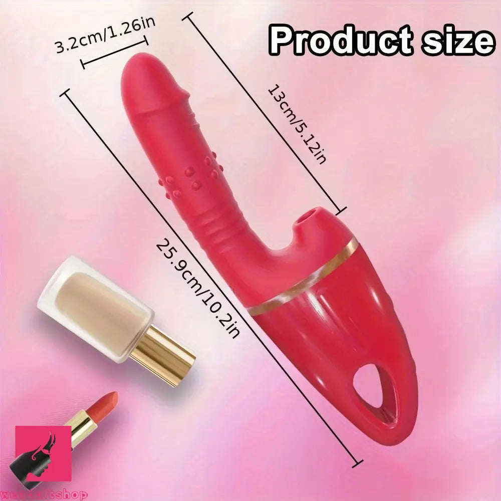 10.2in Sex Machine Thrusting Dildo Vibrator 10 Modes Fuck Toy For G Spot