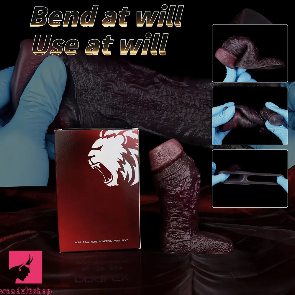 4.09in 4.64in 5.51in Lifelike Cock Soft Silicone Flexible Real Dildo Sleeve