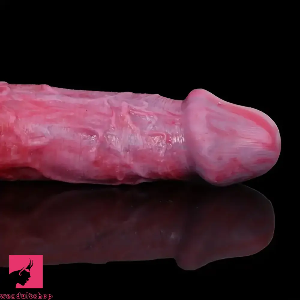 14.96in Realistic Silicone Dual-Headed Long Soft Big Women Men Dildo