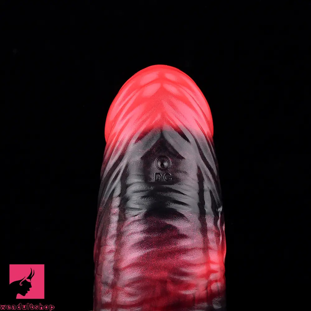 5.98in 7.09in Silicone Cock Sleeve Soft Vibrating Uncut Hollow Dildo For Clit