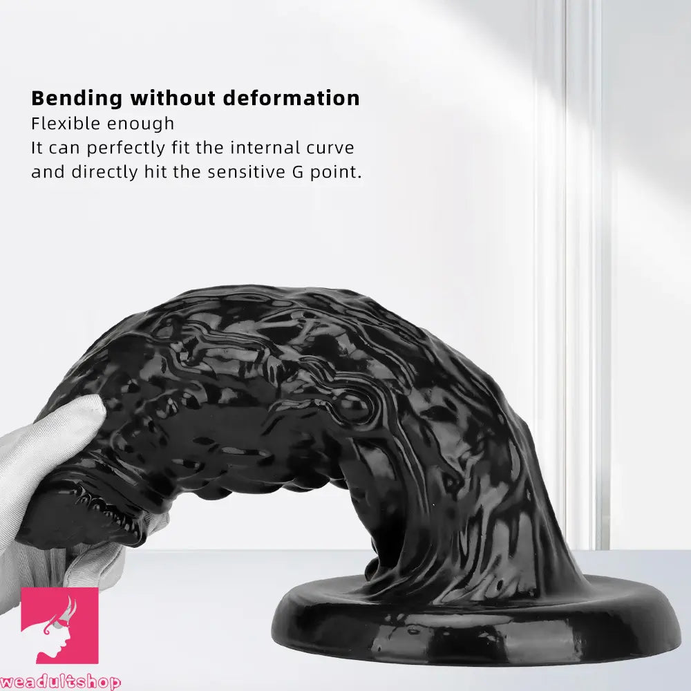 13in Alien PVC Black Long Simulation Super Large Cock Dragon Thick Dildo