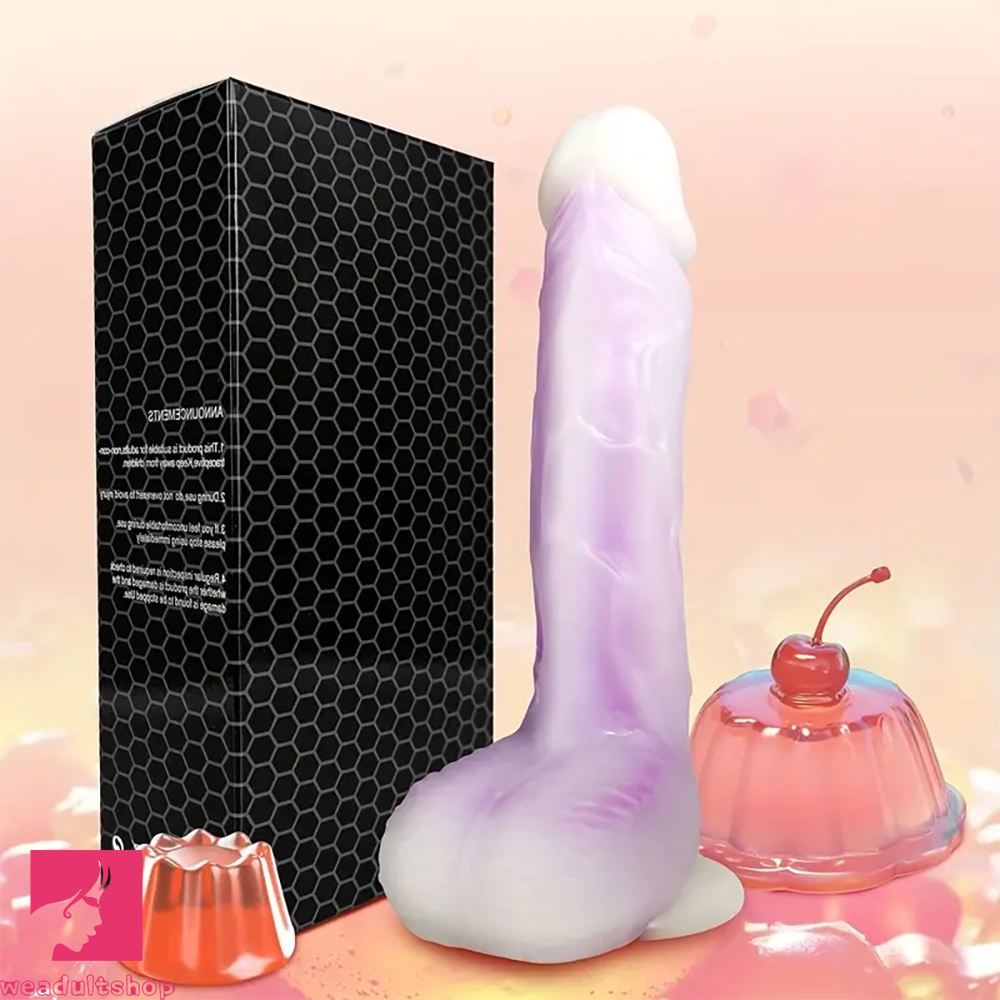 8.07in Silicone With Infrared Sensor Two-color Gradient Automatic Dildo