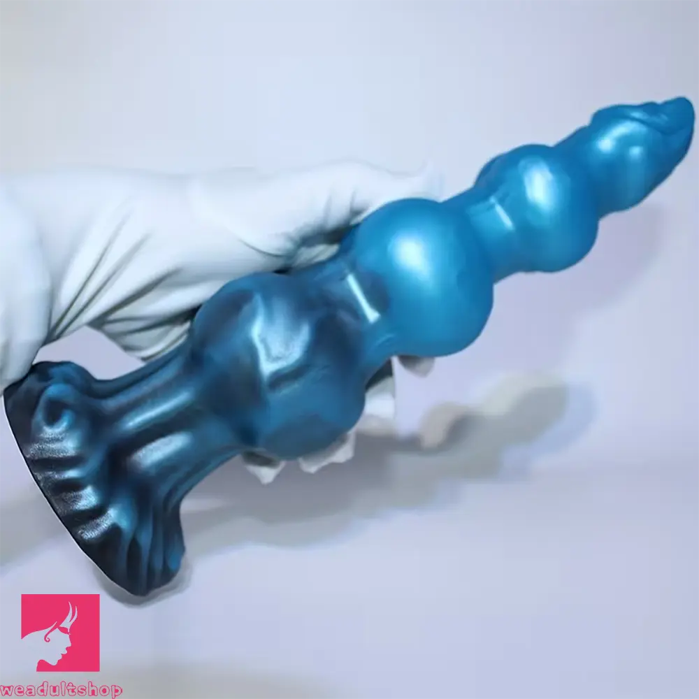 7.48in 8.66in 10.43in Knot Silicone Fantasy Animal Dildo G spot Anal Dilator