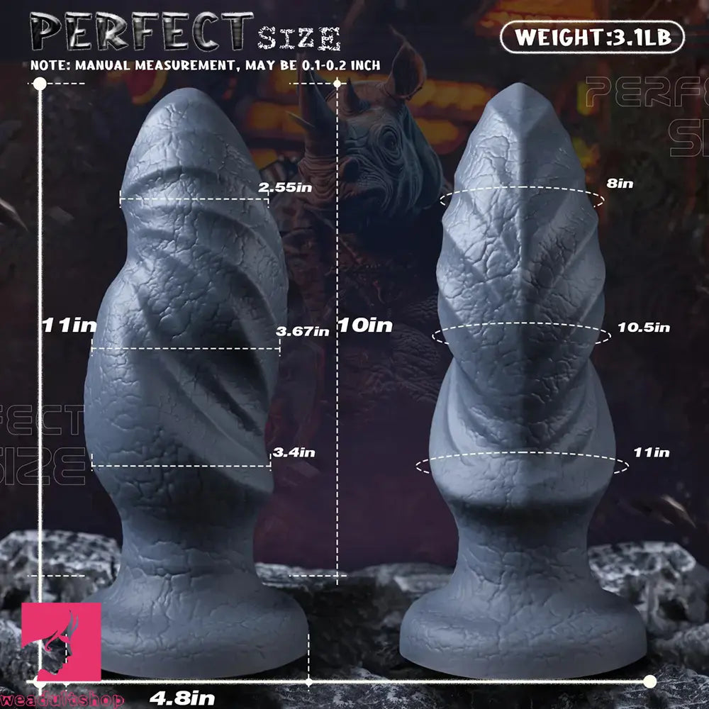 11in Fantasy Dildo Large Anal Plug With Big Knot Huge Thick Anal Dildo