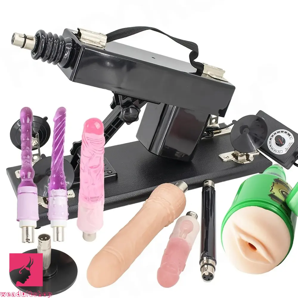 Automatic Female Masturbation Pumping Gun For Adults With Fucking Dildo