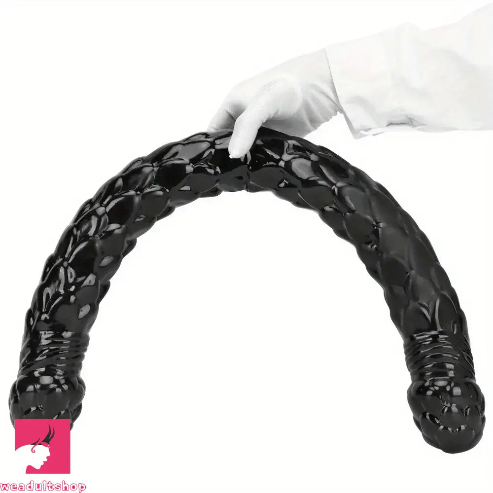 20.47in 27.55in Double-Headed Extra Long Fish Scale Huge Dildo For Sex