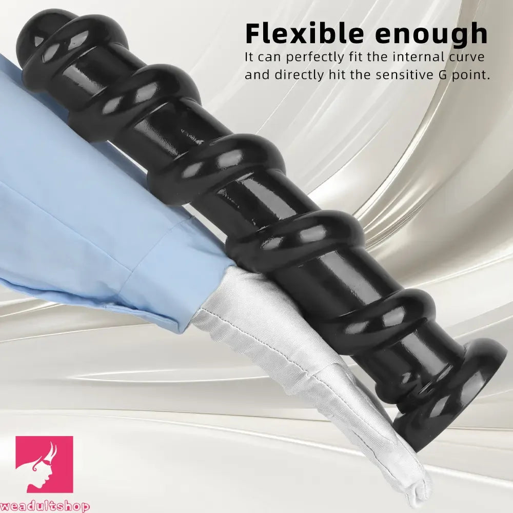 11.02in 13.18in Spiral PVC Big Anal Plug Dildo Adult Sex Toy For Sex Love