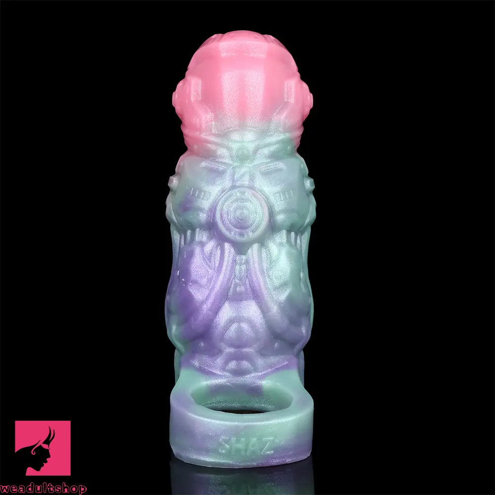 4.72in Nesting Maw SHAZ-3013 Fantasy Hollow Dildo Cock Sleeve Extension