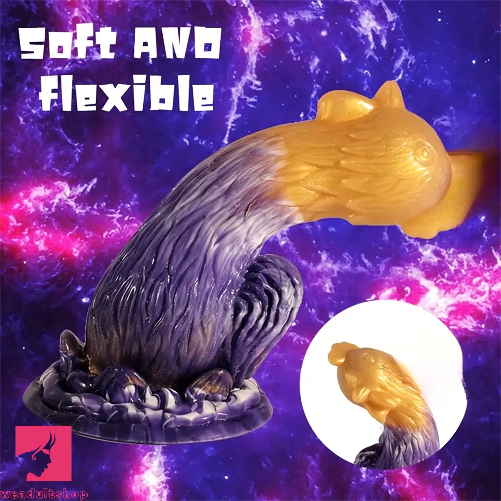 7.87in Exotic Thick Rooster Chicken Silicone Dildo Penis Couple Gift Sex Toy