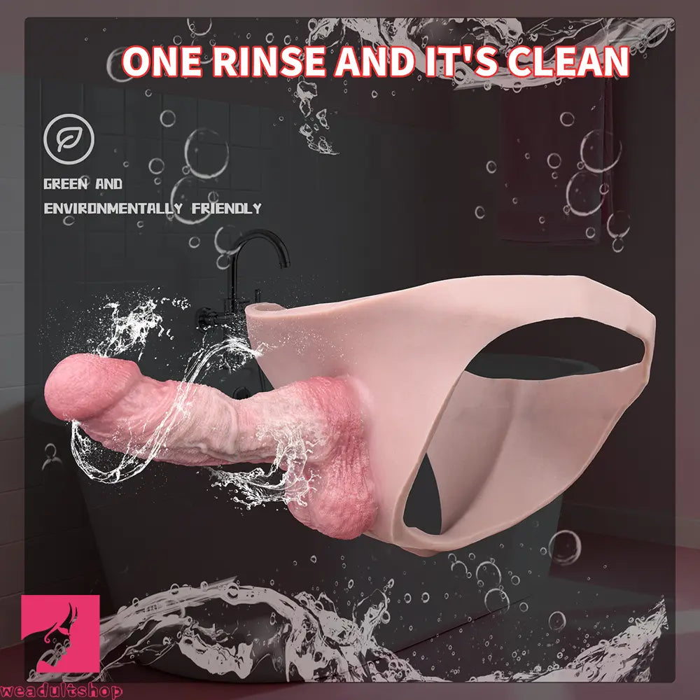 7.36in Hollow Strap on Dildo Panty With Realistic Skin Texture Pleasure