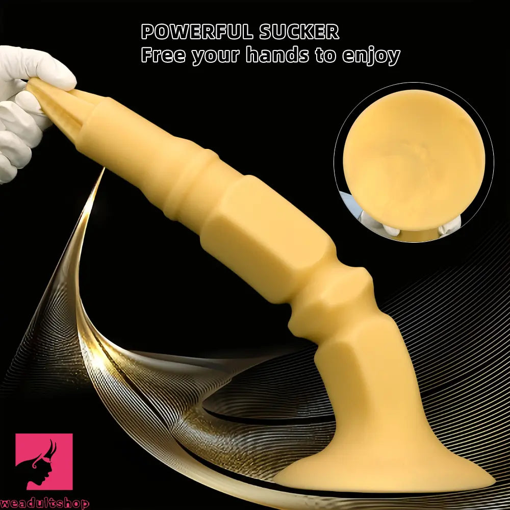 12.6in 14.56in 17.71in Pointed Tip Huge Long Silicone Soft Butt Plug Cock Dildo