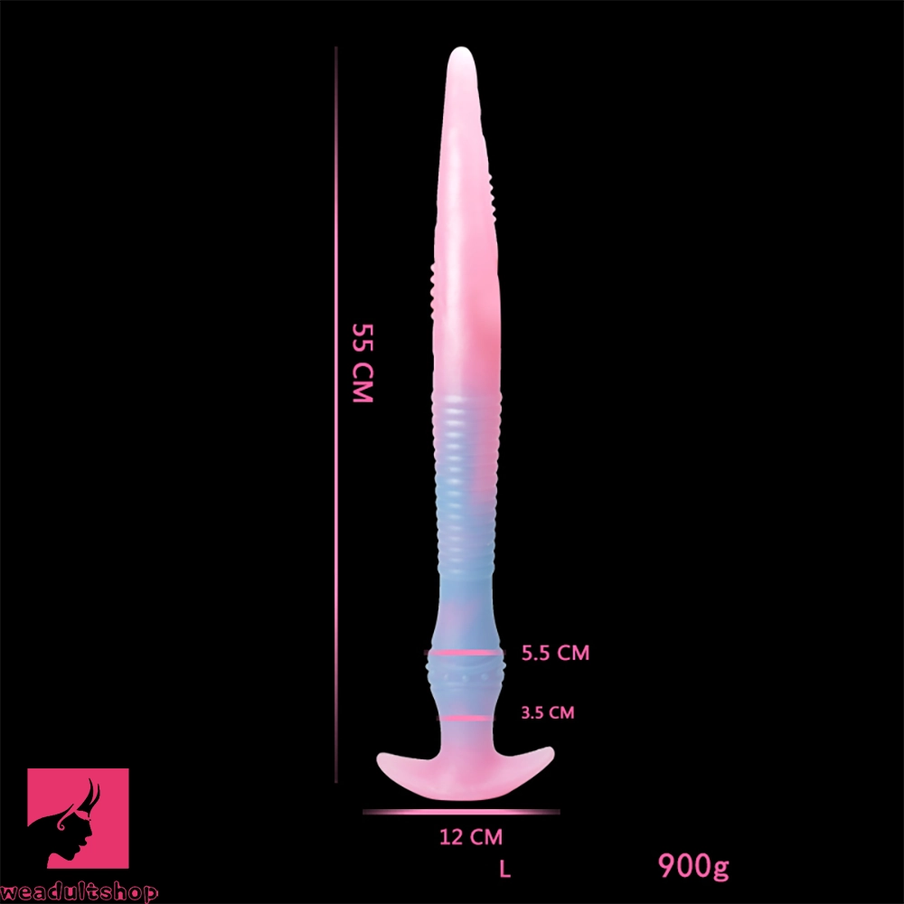 11.02in 15.35in 21.65in Long Huge Prostate Clit Monster Luminous Dildo