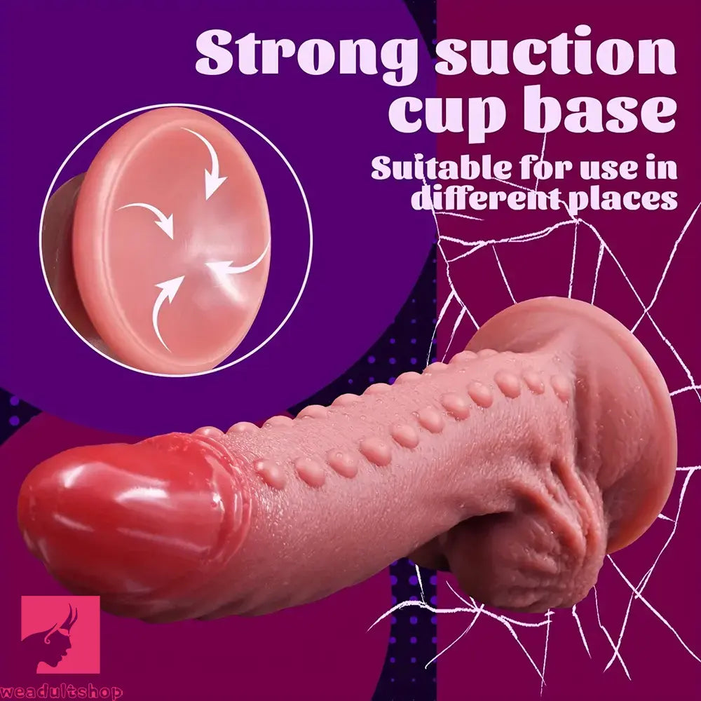 12.6in Lifelike Silicone Spiked Dong For Advanced Adult Play Huge Cock Dildo