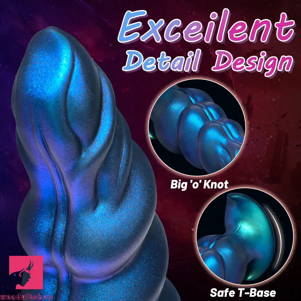 5.31in 6.29in 7.48in Knot Monster Silicone Dildo Anal Plug For Beginner Toy