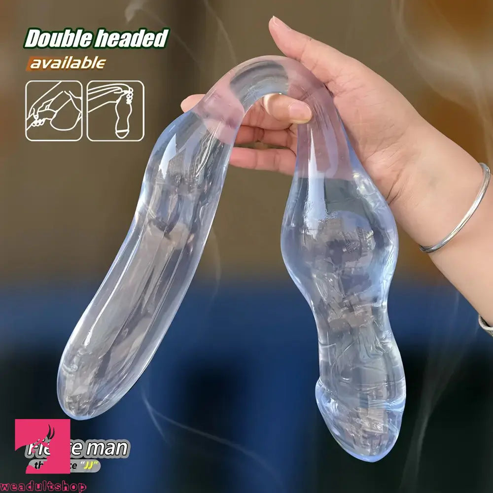 19.75in Double-Headed Adult Toy Soft & Flexible Extra Long Women Dildo