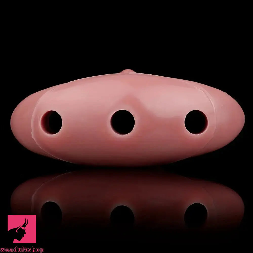 6.65in Textured Realistic Silicone Lesbian Strap on Dildo With Strapon Belt