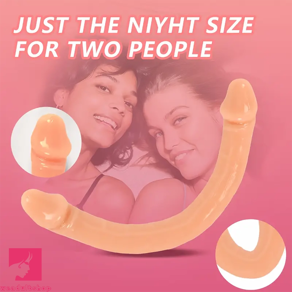9.8in Realistic Dual-Sided Lifelike Big Dildo For Penis G Spot Stimulation