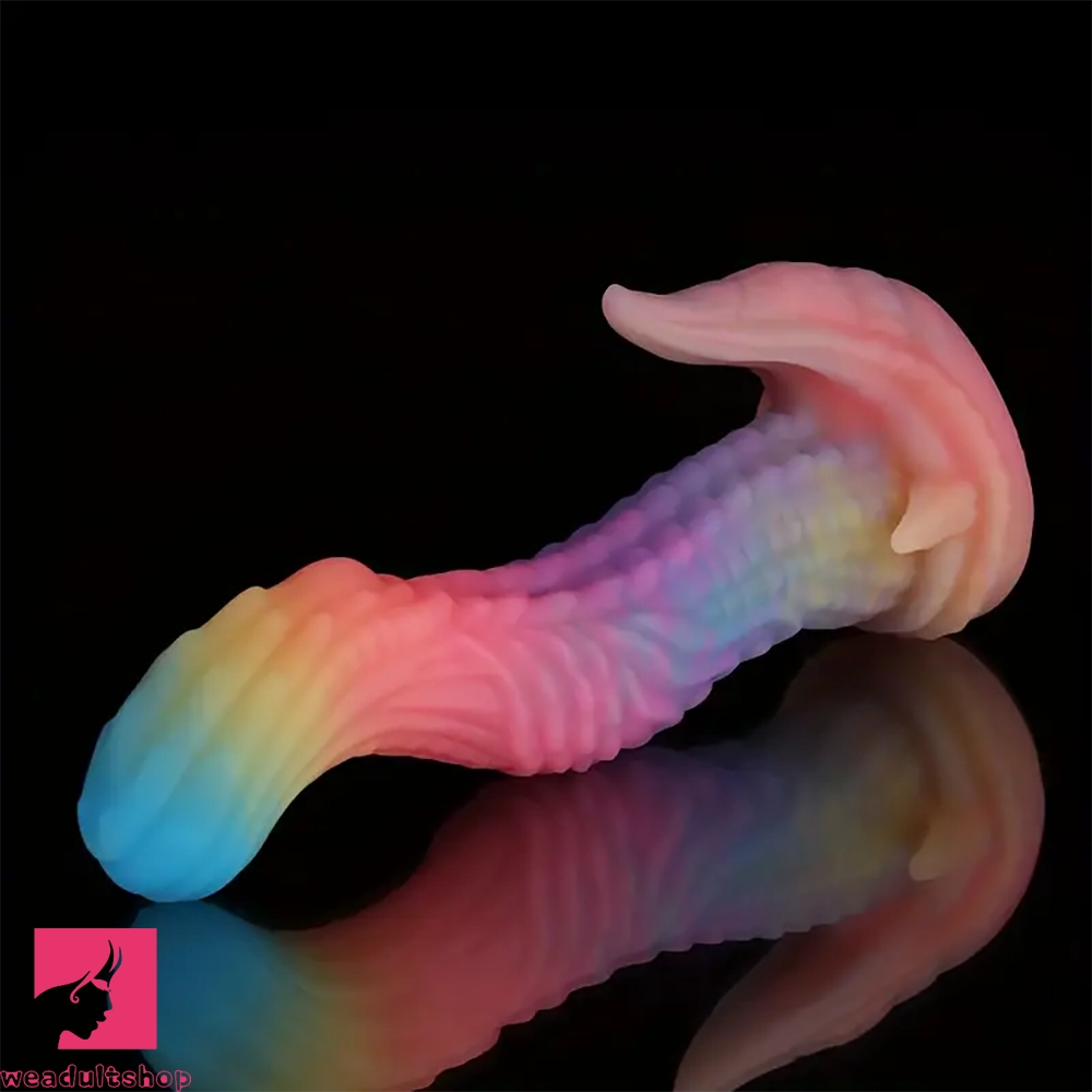 7.4in 8.5in Alien Dinosaur Tentacle Animal Silicone Anal Plug Cock Dildo