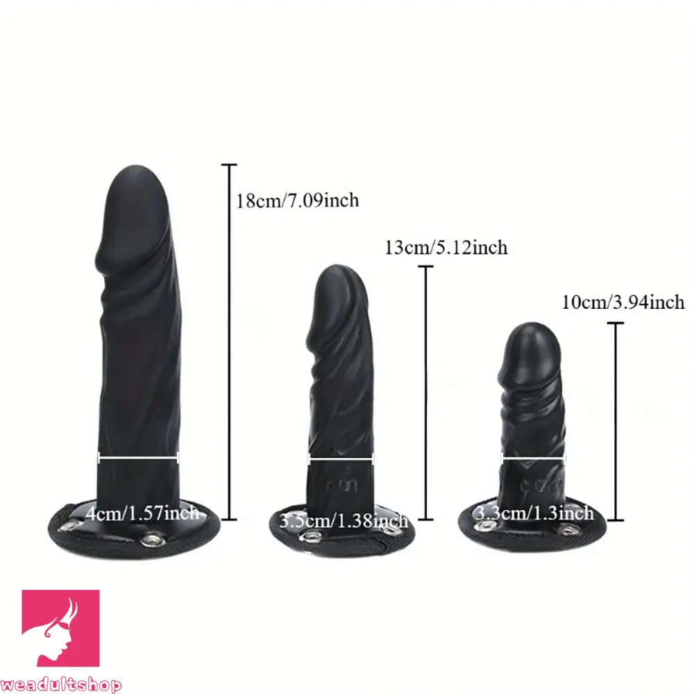 3.94in 5.12in 7.09in Adjustable Strap-On Dildo Harness For Lesbian Sex