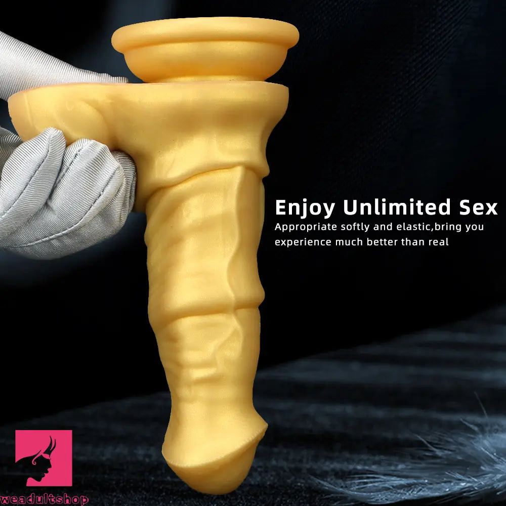6.3in Small Horse Penis Orgasm Masturbator Silicone Soft Female Dildo
