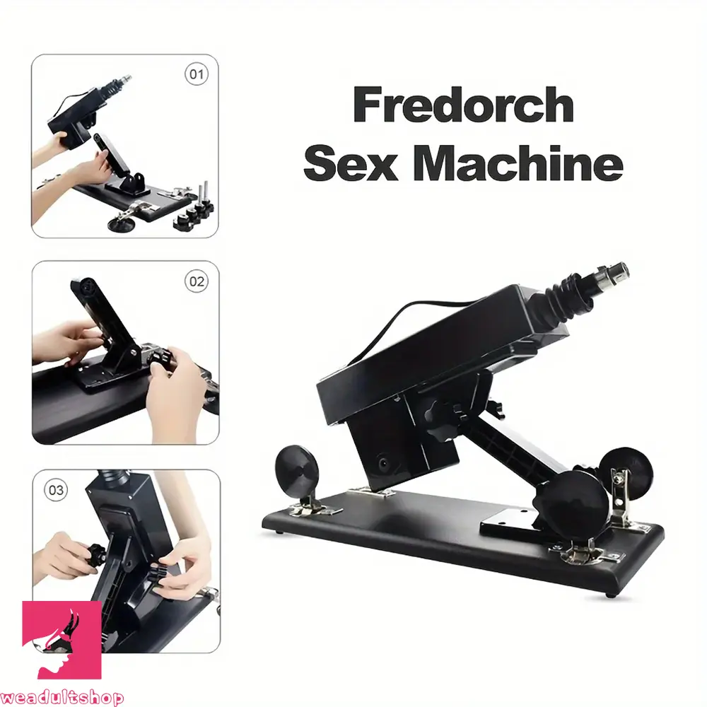 Electric Automatic Thrusting Dildo Fuck Machine with 5 Dildos 3XLR Connector