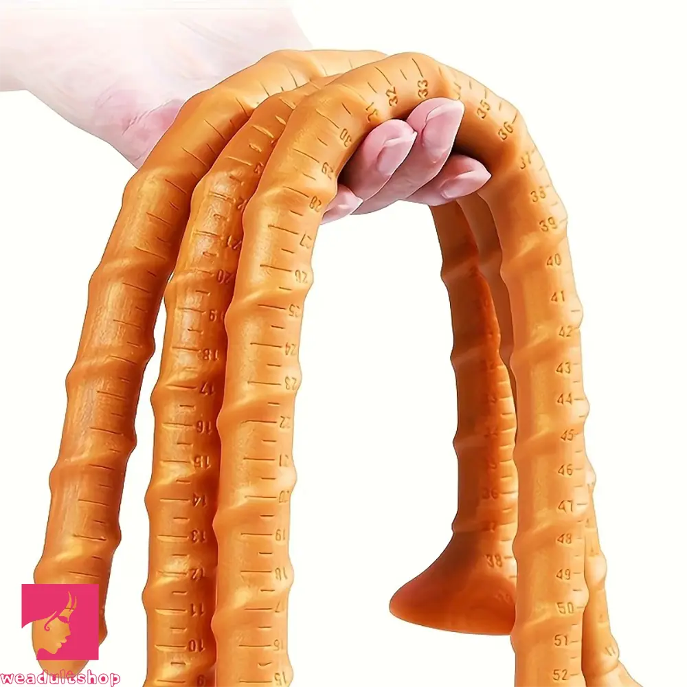 15.78in 19.28in 23.42in Extra-Long Silicone Male G Spot Dildo With Scale