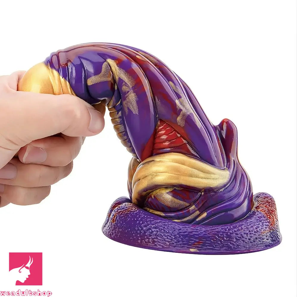 8.03in Realistic Silicone Monster Fantasy Cock Big Dildo For Clit Beginner