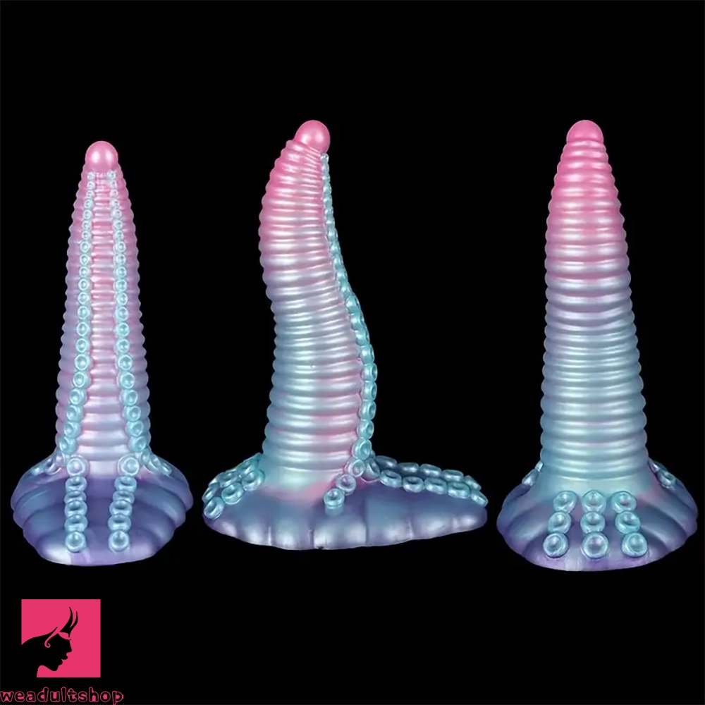 8.26in Silicone Thick Tentacle Dildo Monster Big Dilation Soft Anal Plug