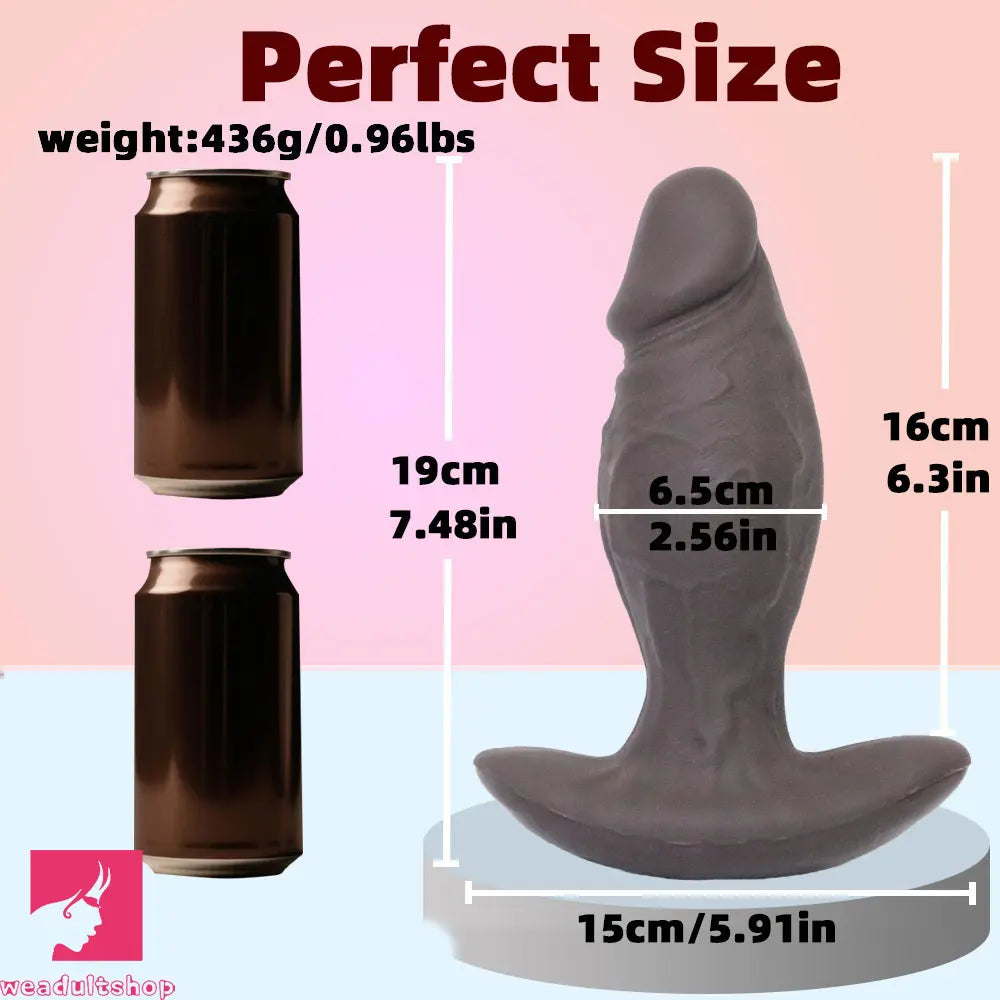 7.48in Realistic Texture T-base Anal Plug Dildo Anal Dilator Stimulation Cock