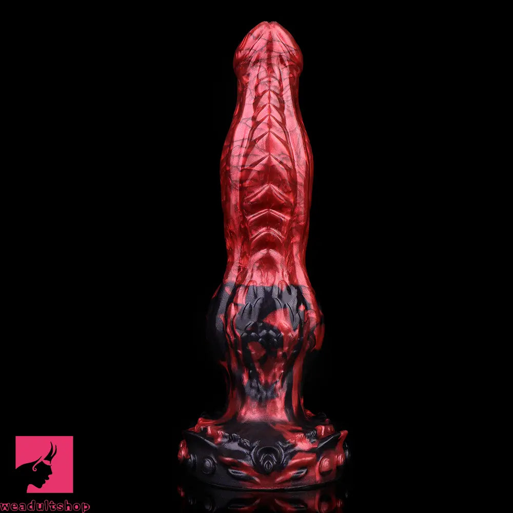 8.46in Knotted Silicone Big Animal Monster Odd Dildo Orgasm Cock