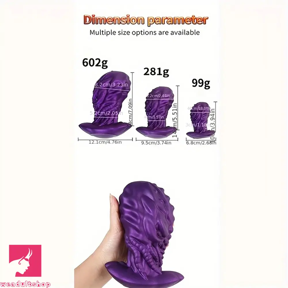 3.94in 5.51in 7.09in Silicone Soft Small Octopus Tentacle Dildo For Men