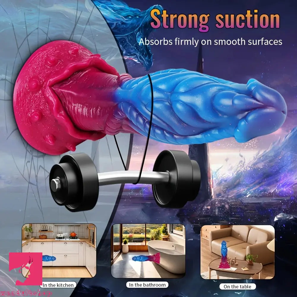 8.66in Realistic Dragon Dildo Silicone Large Anal Dildo For Vaginal Clit