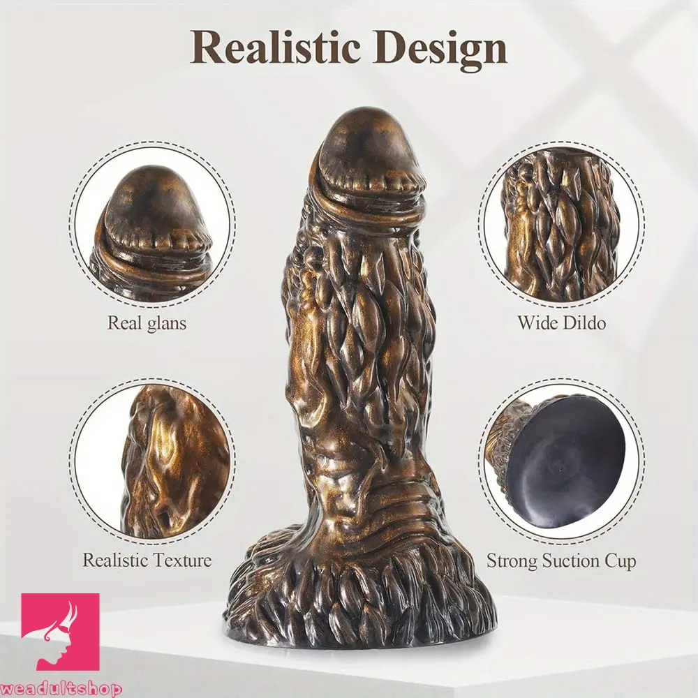 6.5in 7.48in 9.06in Monster Fantasy Thick Dual Density Dildo For Anal Clit