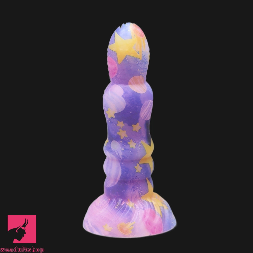7.87in Colorful Silicone Soft Realistic Dildo Fantasy Prostate Sex Toy