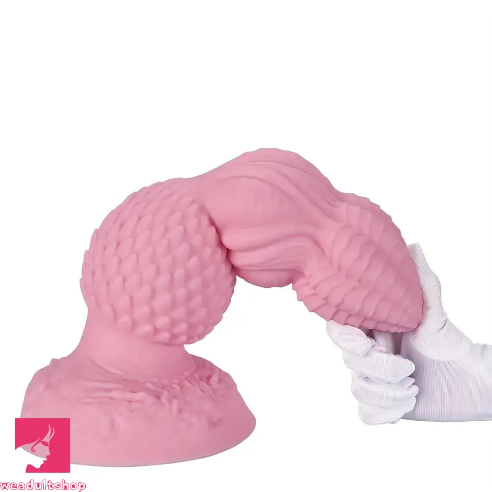 7.28in 9.05in 10.63in 11.81in 13.38in Fantasy Silicone Soft Clitoris Anal Dildo