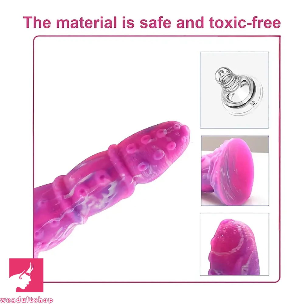 8.27in Novel Shaped Silicone Monster Tentacle Soft Big G Spot Dildo