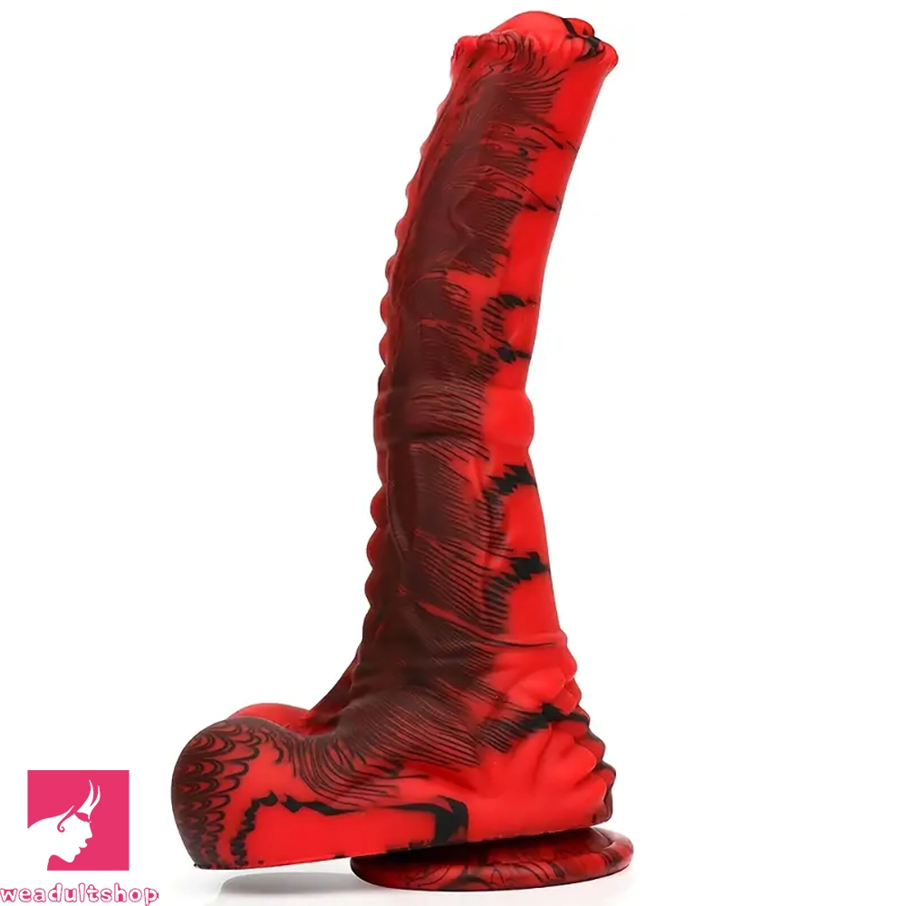 9.72in Realistic Horse Silicone Monster Cock Animal Big Cock Dildo