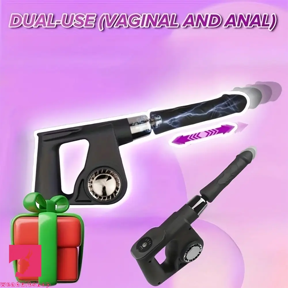 14.57in Handheld Dildo Fuck Machine Gun Vibrator For Women Men Couples