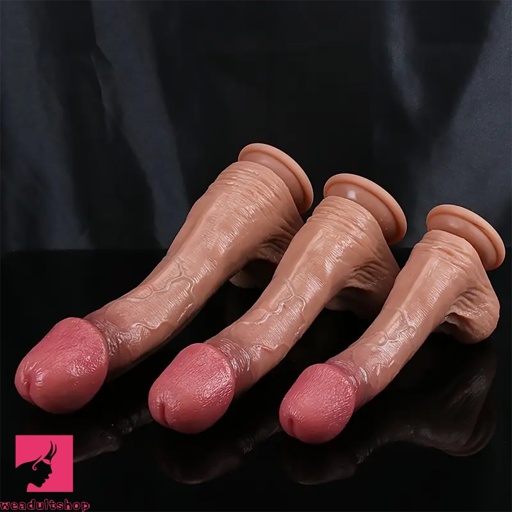8.27in 9.45in 11.02in Realistic Big Silicone Soft Dildo For Female Orgasm