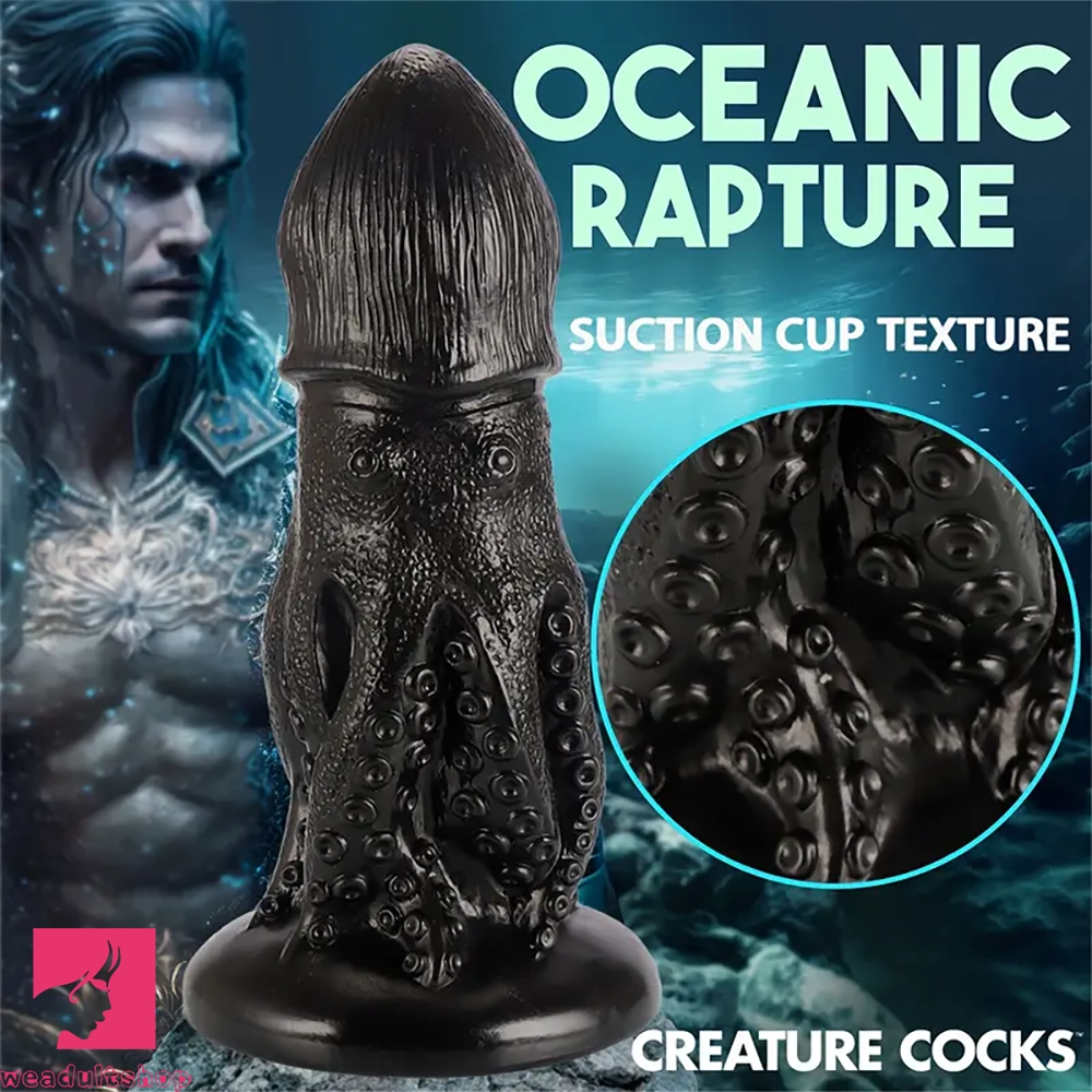 8.07in Skin Feel Octopus Anal Plug-Real Tentacle Dildo Granular Bump