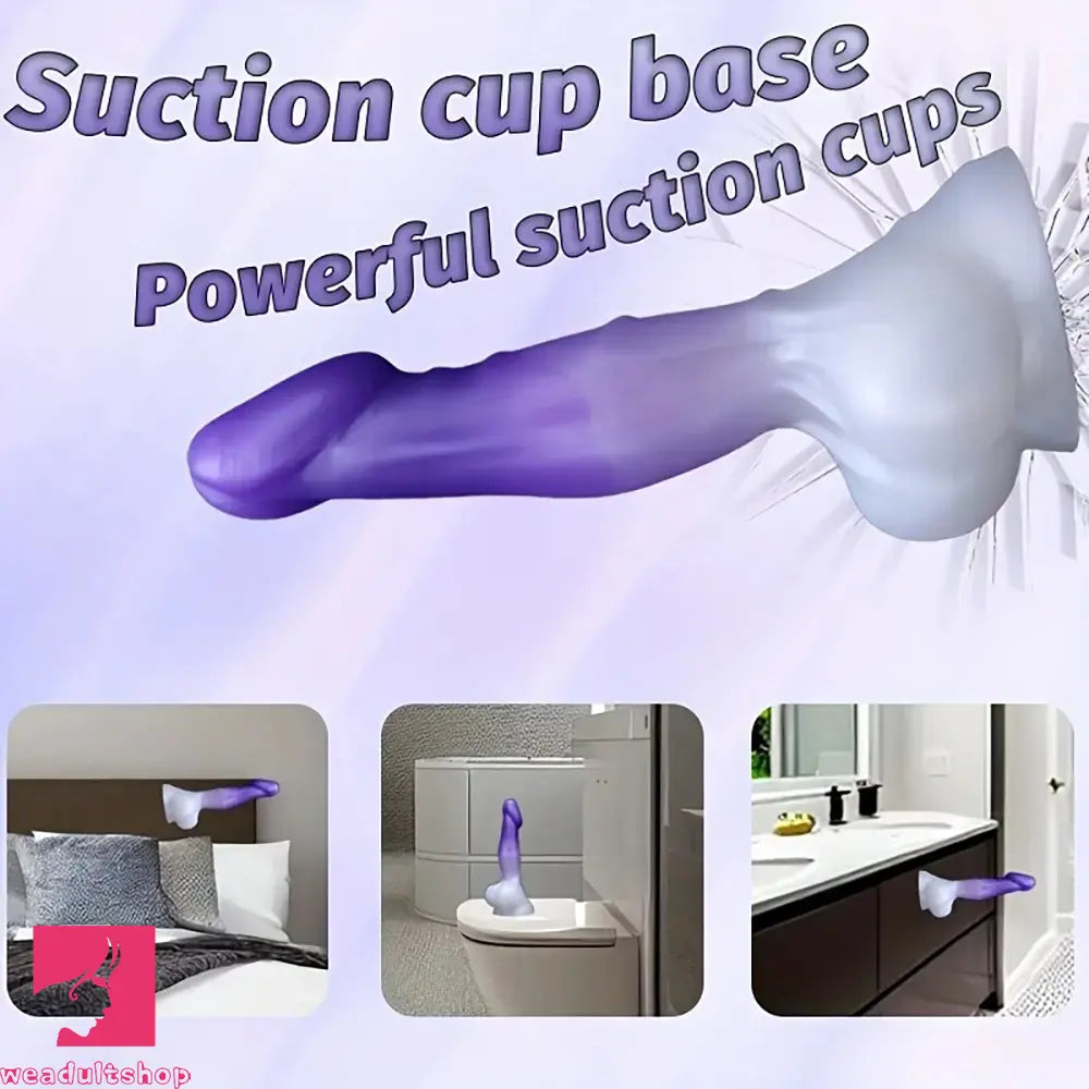 5.51in 6.69in 7.87in Realistic Liquid Silicone Adult Toy For Flexible Dildo