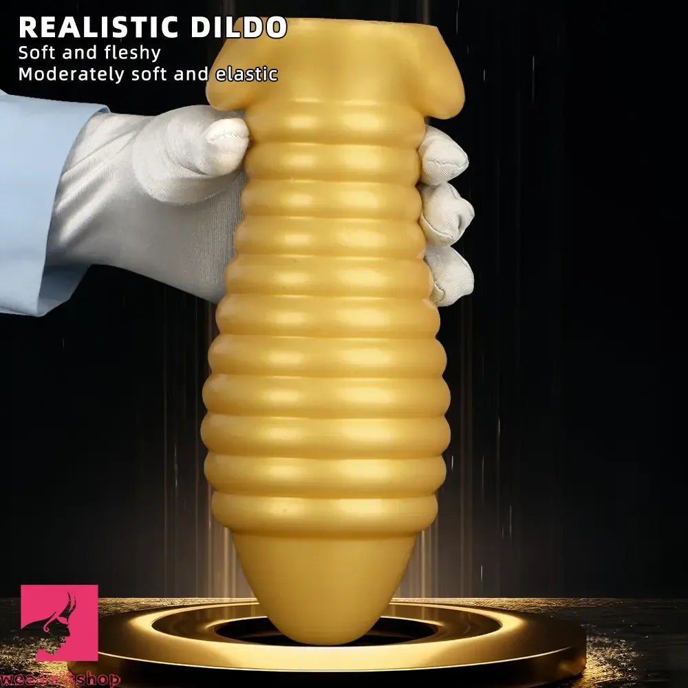 5.11in 7.08in 9.05in Dragon Egg Thread Silicone Soft Big Butt Cock Dildo
