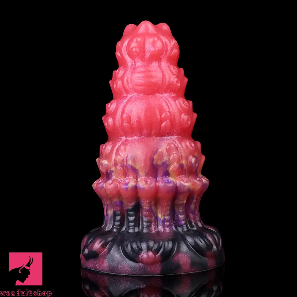 5.83in Fantasy Odd Silicone Soft Cock Dildo Hands-Free Clit Stimulator