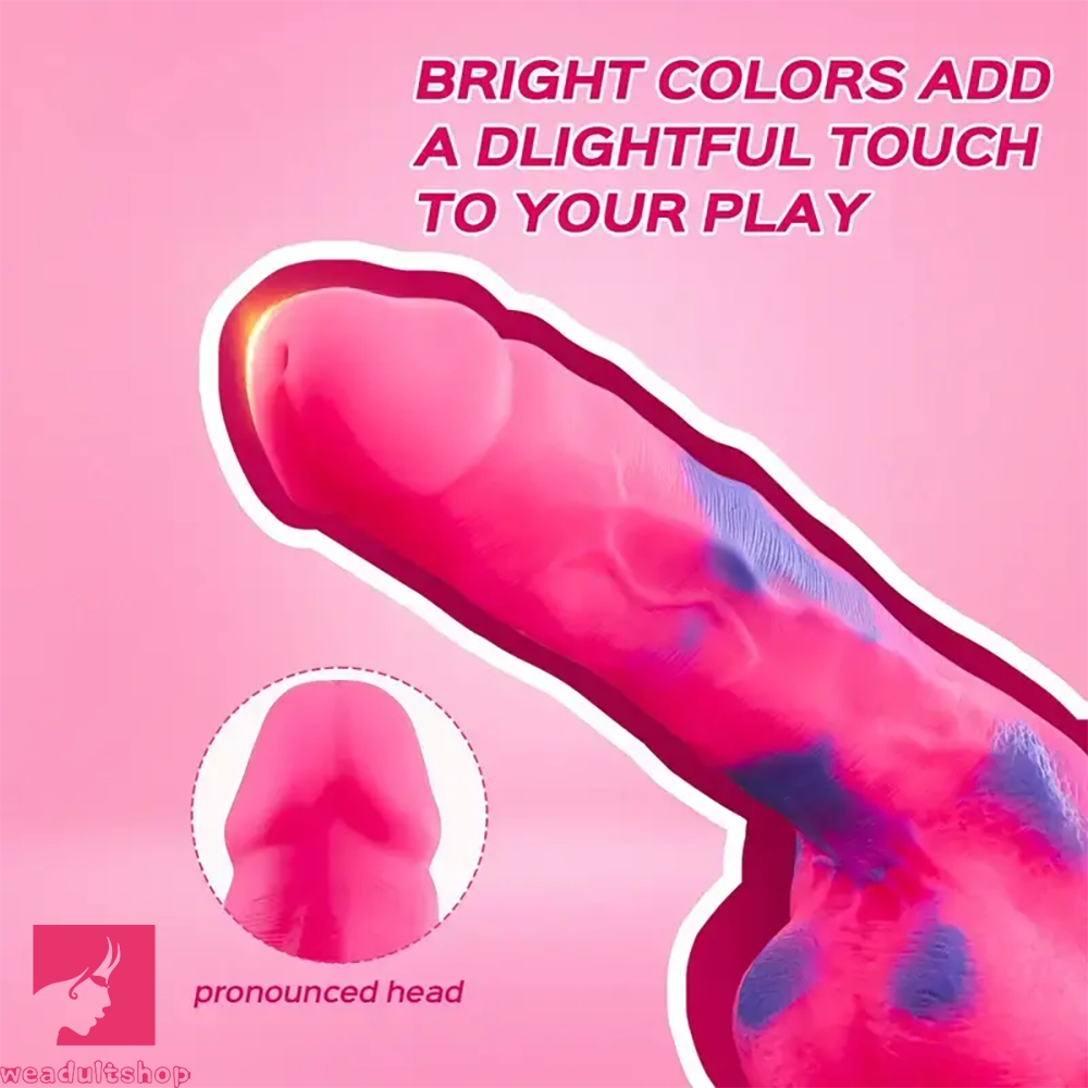 9.25in Lifelike Silicone Dildo Women Flexible Shaft For Comfortable Sex