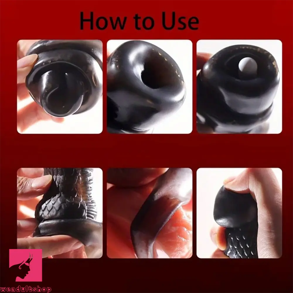 10.16in Penis Cocking Realistic Dildo Cock Sleeve For Girth Enhance Sleeve