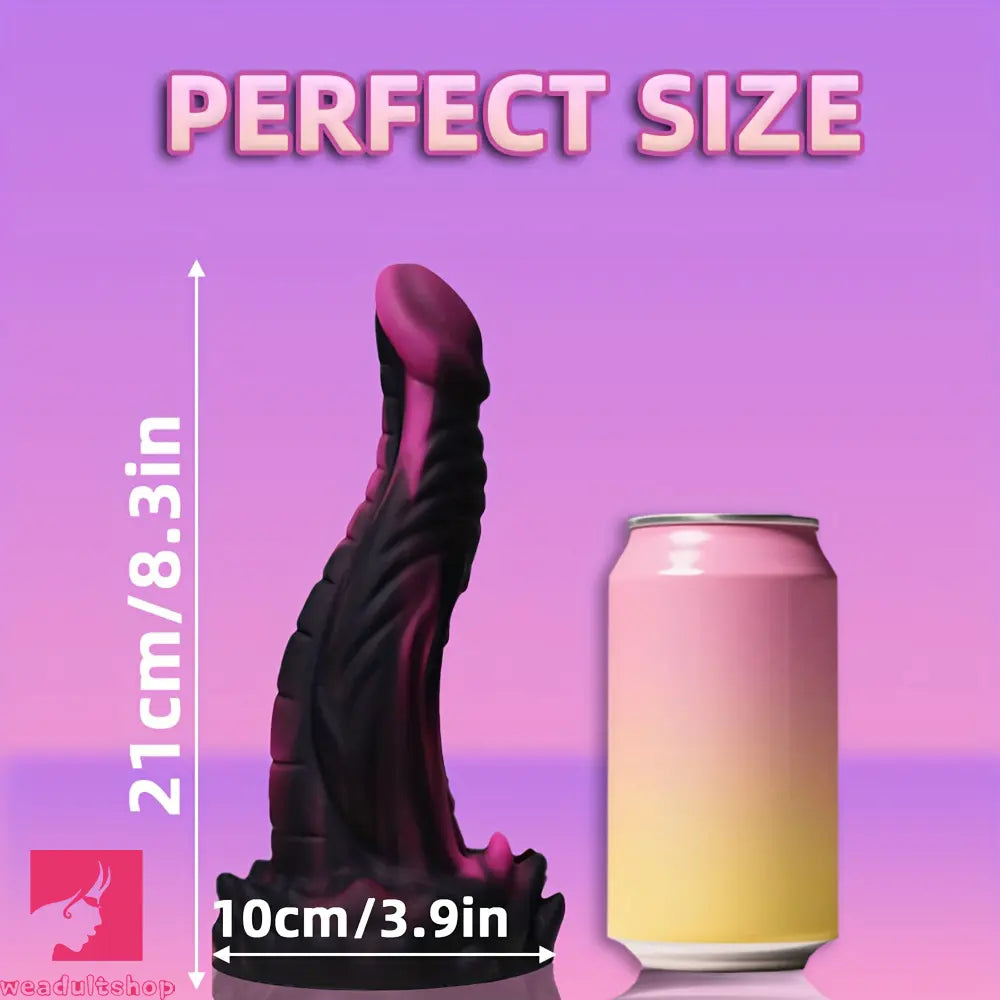 8.3in Big Soft Silicone Dragon Monster Dildo For Women Couples Clit