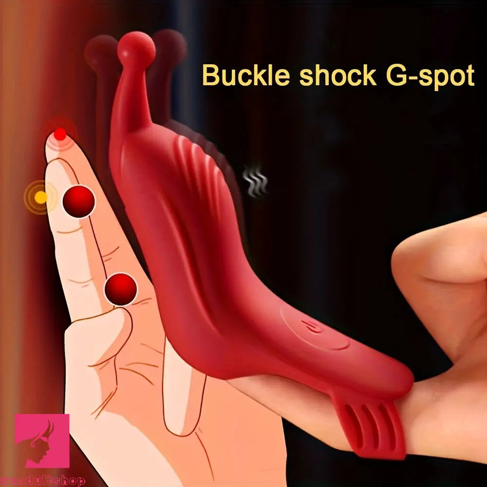 5.11in Finger Dildo Vibrator 10 Stimulation Patterns For Clit & G-Spot Cock