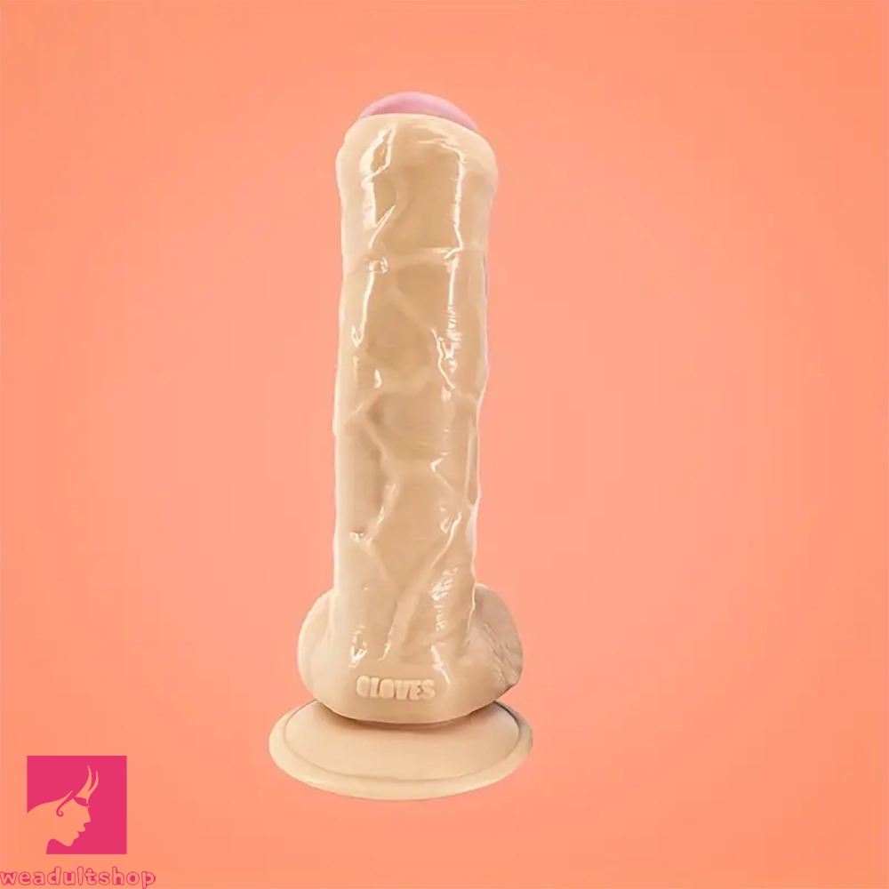 9.25in Foreskin Uncut Realistic Dildo For Vaginal Massage Orgasm Sex