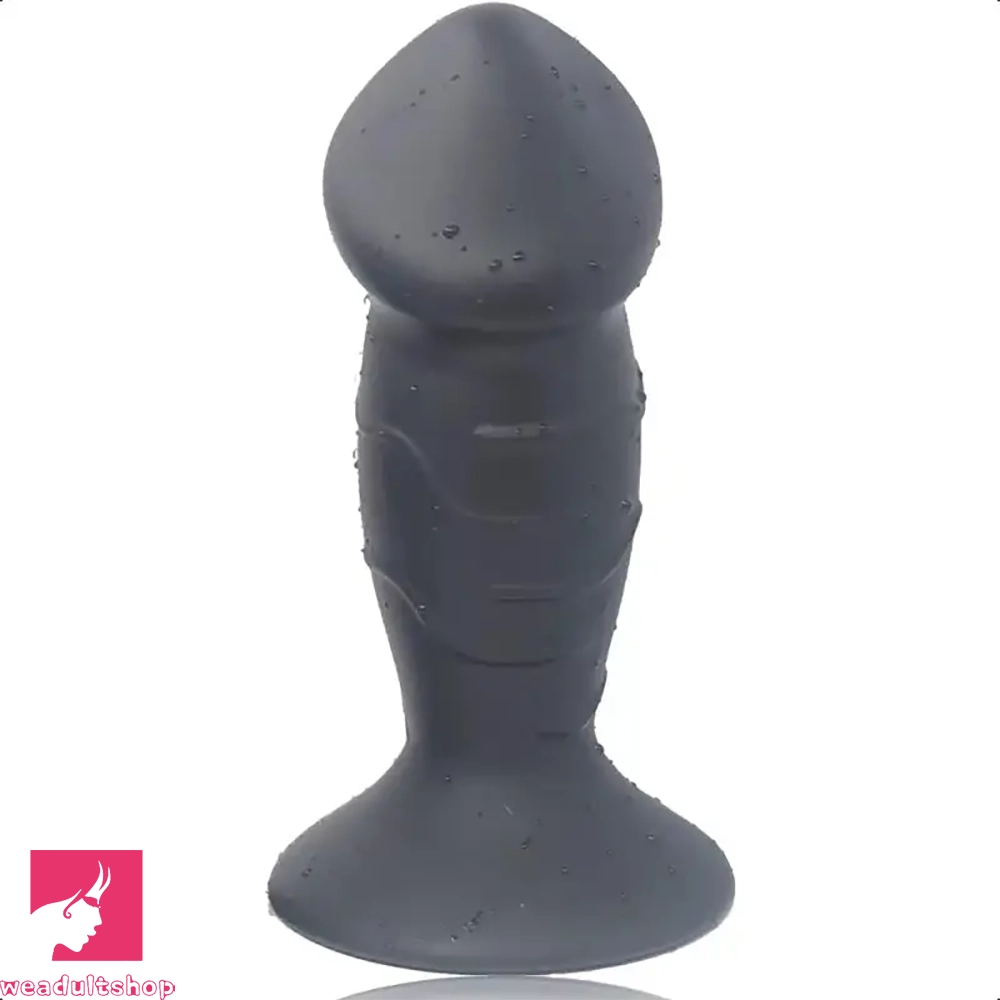 5.31in 5.91in 6.69in 7.48in Dildo Butt Plug Trainer Liquid Silicone Cock Anal Plug